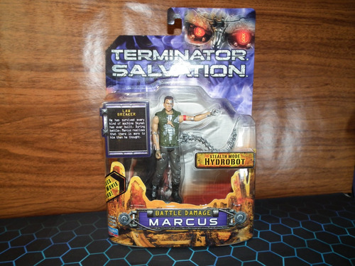 Playmates Terminator Salvation Marcus Battle Damage 3.75inch