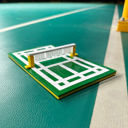 Paquete De Material Modelo De Cancha De Bádminton, Cancha