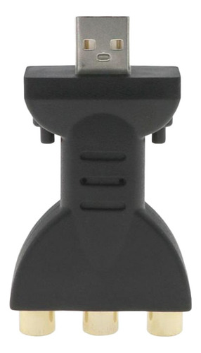Adaptador Usb Macho A 3 Rca Hembra