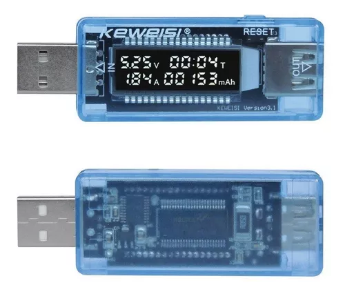 VOLTIMETRO AMPERIMETRO DIGITAL USB 3.1 Y TIPO C CON BLUETOOTH TESTER  MEDIDOR ⋆ Starware