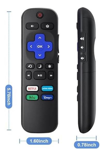 Reemplazo De Control Remoto Universal Para Roku Tv Todos Los