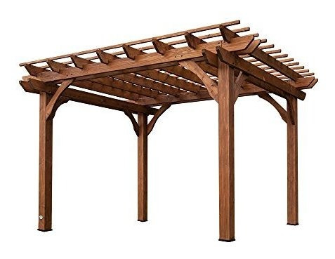 Pergola De Cedro Backyard Discovery Marron