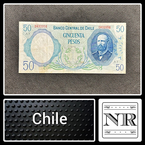 Chile - 50 Pesos - Año 1975 - P #151 - Barahona Molina