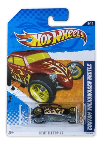 Hot Wheels Hw Heat Fleet Custom Volkswagen Beetle 2011 V5207