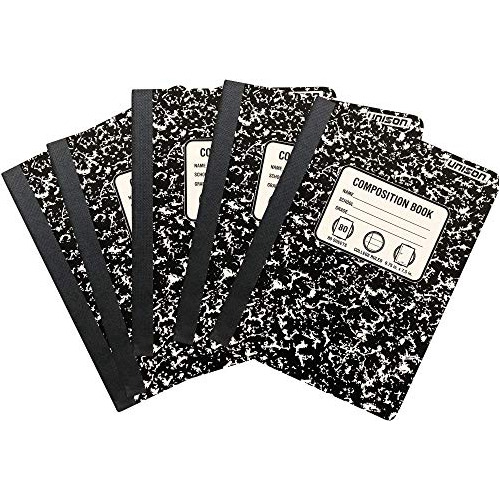 Pack De 5 Cuadernos De Composición Rayas Universitaria...