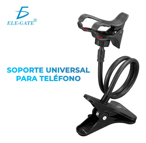 Soporte Universal Flexible Para Celular Para Cama O Mesa Rojo
