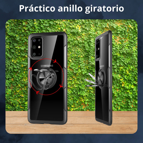Funda Para Galaxy A50 Con Mica Varios Modelos Antigolpes Azul Acrilic Ring