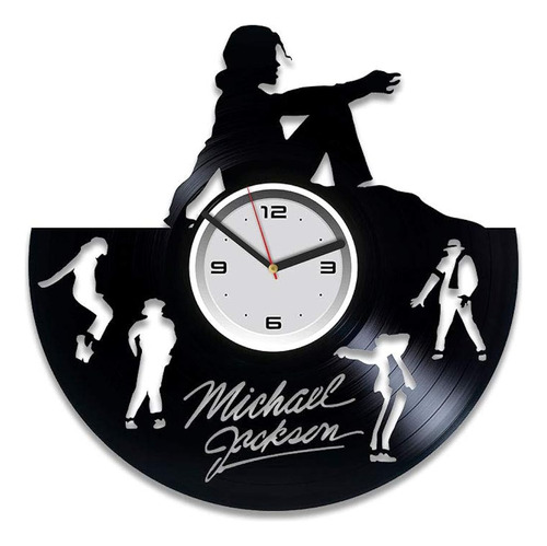 ~? Kovides Vinyl Record Wall Clock 12 Pulgadas Mj Pop King