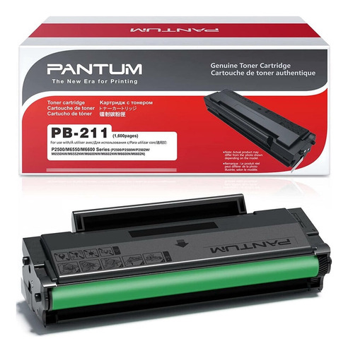 Toner Pantum Original Pb210 Pb211 P2500w M6500nw M6550nw 16k