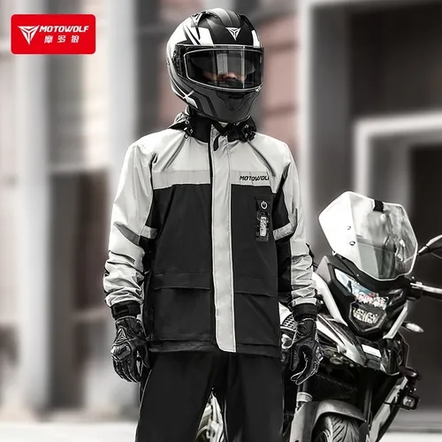 Traje impermeable para motociclista hot sale
