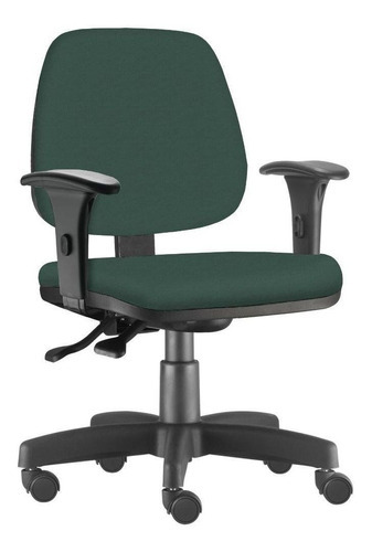 Cadeira Giratória Job Executiva Escritório Suede Verde Musgo Cor Verde-musgo Material do estofamento Crepe