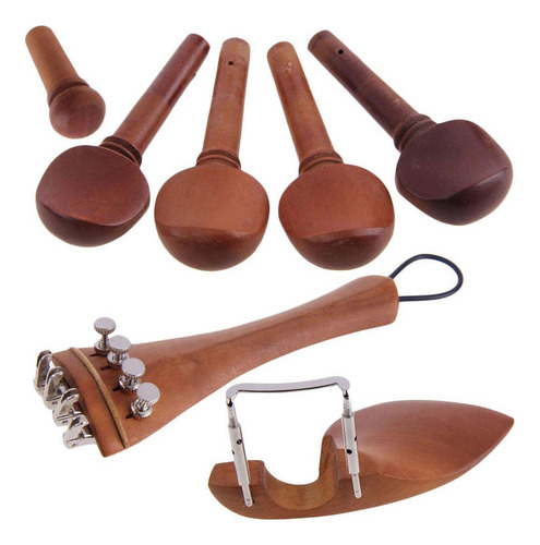 Jujube Juego De Accesorios Para Violín 4/4 Chinrest +
