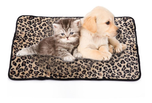 100 * 75cm Manta Para Mascotas Leopardo Diseño Perro Gato Ca