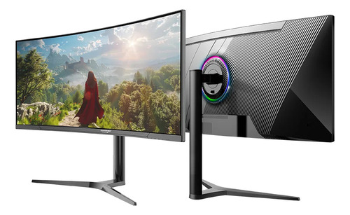 Naceb Monitor Gamer Curvo R1500 Wqhd 34 165hz Hdmi+dp Color Negro