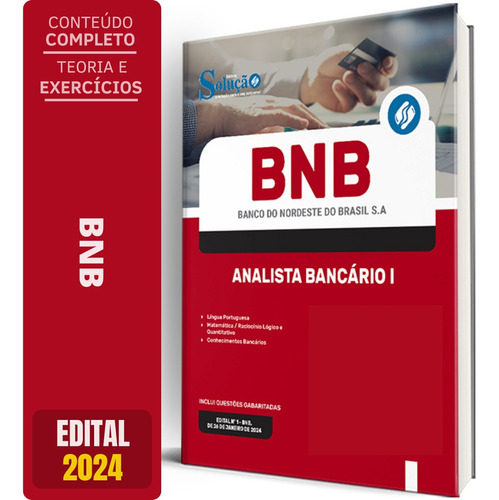 Apostila Concurso Bnb Banco Do Nordeste - Analista Bancário