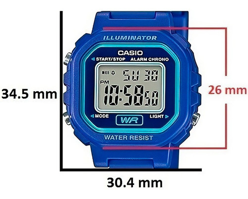 Imagen 7 de 9 de Reloj Casio Dama La-20wh Colores Surtidos/relojesymas