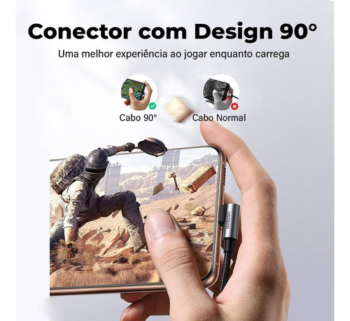 Cable Usb-c A Usb-c | 1 Metro | Conector Con Ángulo Recto De