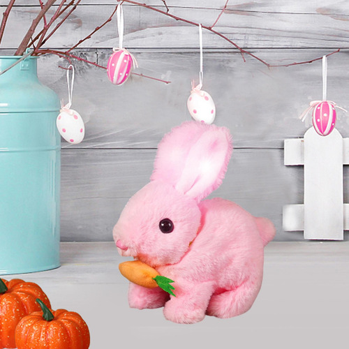 De Peluche De De Peluche De Lujoso Puede Saltar Y Hacer Rosa