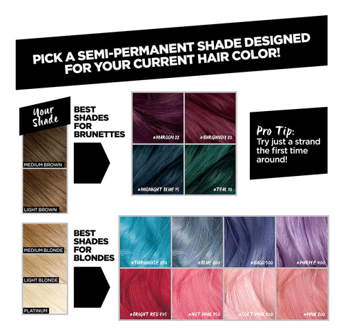 Tinte De Pelo L'oreal Paris Colorista Semipermanente Midnigh