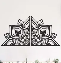Comprar Cuadro Calado Flor Media Mandala Diptico 160x100cm