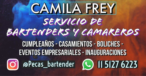 Imagen 1 de 5 de Servicio De Bartenders Y Camareros