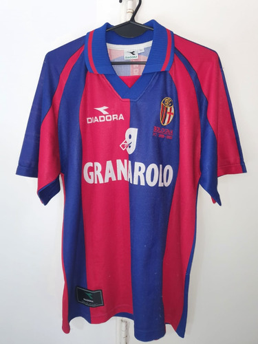 Camiseta Diadora Bologna Titular 1999 #10 Signori Talle M