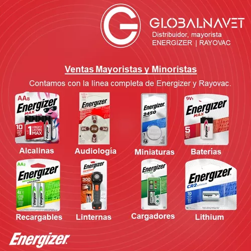 Pilas Alcalinas Energizer Max Aa8 Paquete