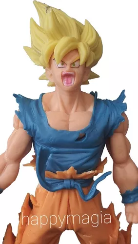 Boneco Dragon Ball Z Goku Super Sayajin 2 - 20cm Cabelo Amarelo Claro Na  Caixa Collection - PO Box 130953 - Bonecos - Magazine Luiza