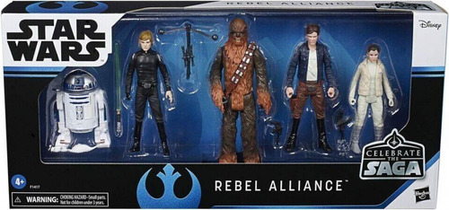 Set De 5 Figuras De Acción  Star Wars Rebel Alliance De