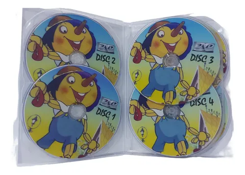 Dvd Anime As Aventuras De Pinóquio 1972 Completo Dublado