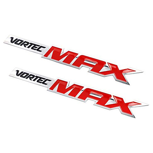 Emblema De Puerta Vortec Max 2 Piezas, Logotipo 3d Cami...