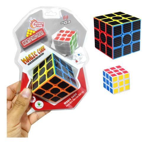 Cubo Mágico 3x3 Carbono Alta Velocidad + Cría