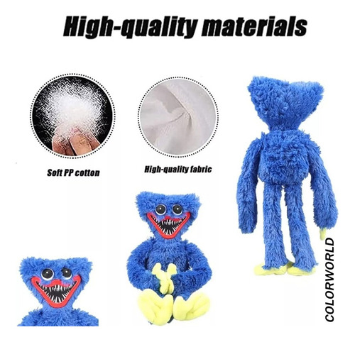 Wwa Pelúcia Wwa Huggy Wuggy Poppy Playtime 40 Cm Qualidade