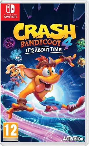 Crash Bandicoot 4 Nintendo Switch Juego Físico Nuevo Sellado