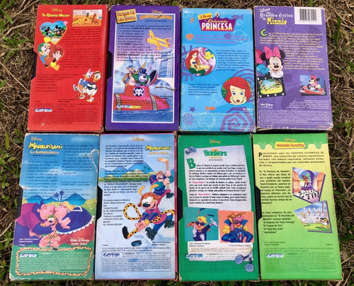 Peliculas Animadas De Disney Vhs Originales, Precio X Unidad (Usado)