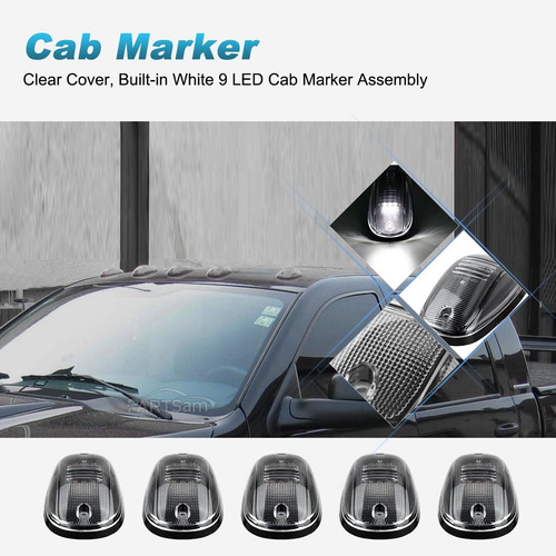 5 Luces Led De Cabina Parte Superior Del Techo, Luces C...