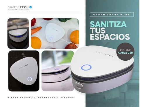 Imagen 6 de 9 de Ozonificador 60mg/h - Sanitizante De Ambientes Purifica Aire