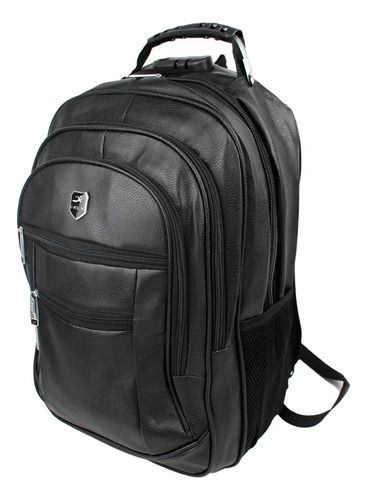 Mochila Social Executiva Notebook Laptop Reforçado Segredo Cor Preto