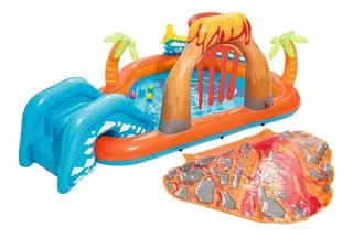 Pileta Pelotero Inflable Centro Juegos Lago De Lava Bestway