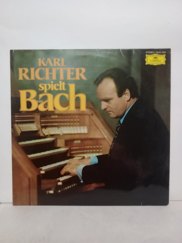 Karl Richter- Spielt Bach- Lp, Alemania, 1977