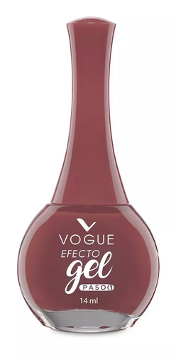 Esmalte de uñas color Vogue Efecto Gel Efecto Gel de 14mL de 1 unidades color Tenacidad