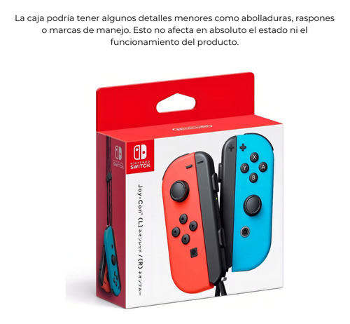 Control Inalambrico Nintendo Switch Azul Y Rojo