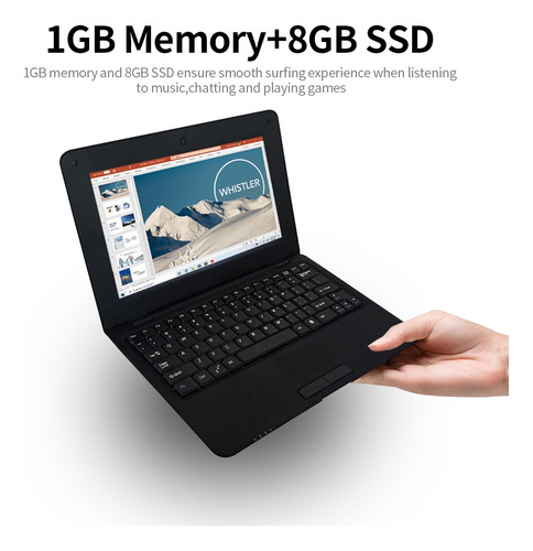 10.1 Pulgadas Portátil Netbook Acciones S500 1,5 Ghz Brazo