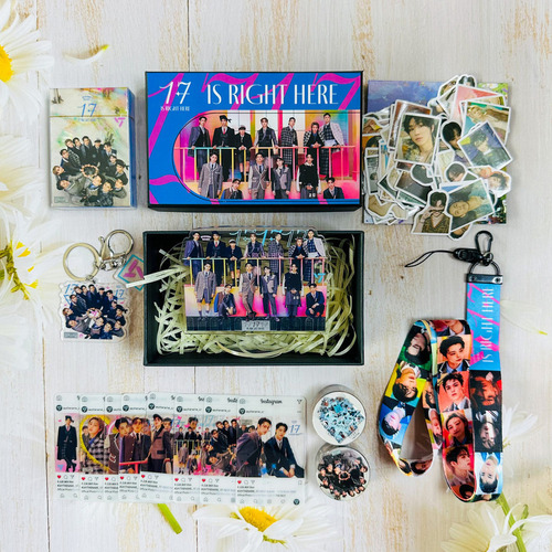 Caja De Regalo Con El Álbum Número 17 De Kpop Idol Seventeen