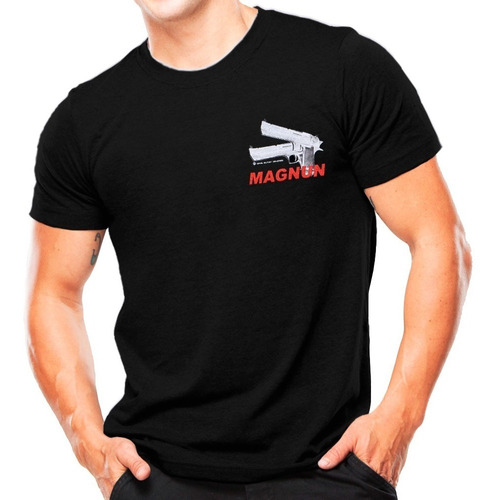 Camiseta Estampada Magnum | Preta - Atack