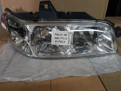 Faro Fiat Palio Sienna Cromado Del 00 Al 05 Marca Rcd 