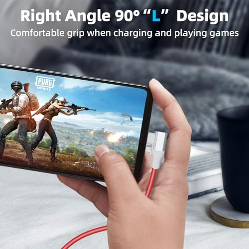 Cable Warp Charge De 6 Pies En Ángulo Recto Usb A A C Para O