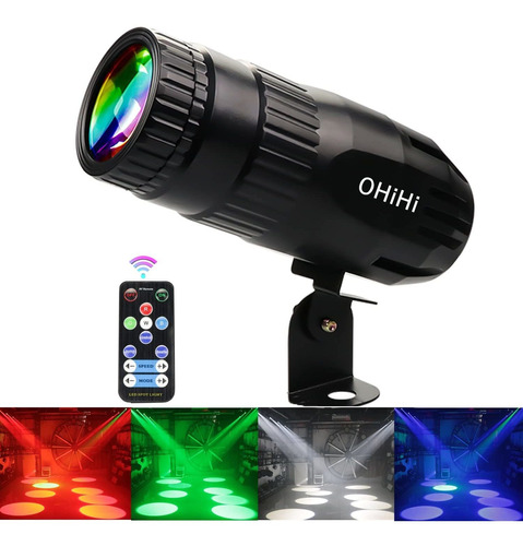 Ohihi Luz Para Bola Discoteca Led Rgbw 15 Punto Pinspot