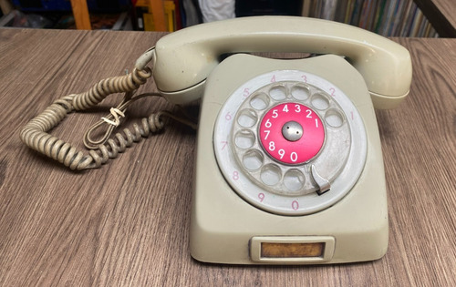 Imagen 2 de 8 de Telefono De Mesa Antiguo Original Decorativo