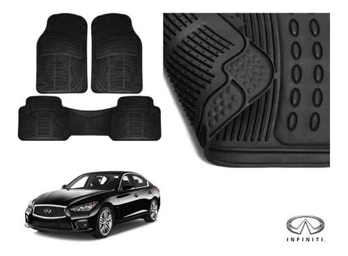 Tapetes Uso Rudo Infiniti Q50 2017 Rubber Black Original Cuotas Sin Interés